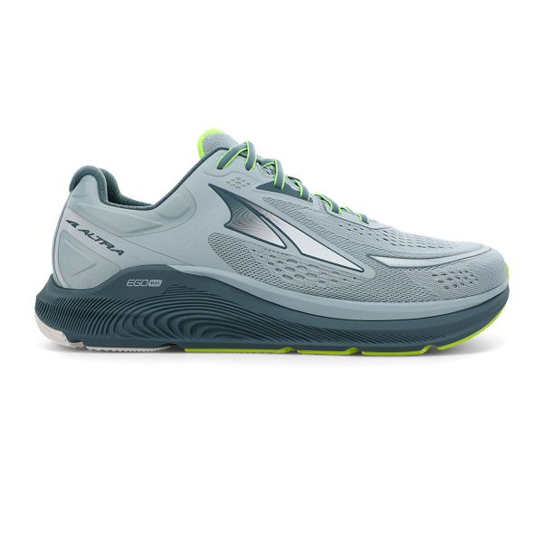Chaussure Running Altra Paradigm 6 Homme, Gris/Lime | France-2719